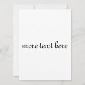 Invitation 50 e anniversaire abstrait motif d'or (Dos)