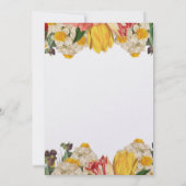 Invitation 50 et fabuleuse fête d'anniversaire élégante (Dos)