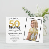 Invitation 50 et fabuleuse fête du 50e anniversaire (Debout devant)