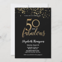 50 et fabuleux 50e anniversaire Personnalisé