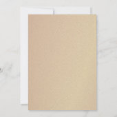 Invitation 50 et fabuleux 50e anniversaire Sparkle Rose Gold (Dos)