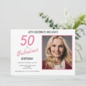 Invitation 50 et Fabuleux anniversaire (Debout devant)