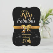 Invitation 50 et fabuleux anniversaire Black & Gold (Debout devant)