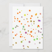 Invitation 50 et fabuleux anniversaire Bright Balloon Invitat (Dos)