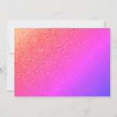 Invitation 50 et fabuleux Elegant Pink Photo Anniversaire (Dos)