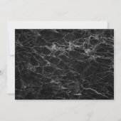 Invitation 50 et fabuleux Photo Marble Or moderne Anniversair (Dos)