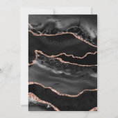 Invitation 50 Et fabuleux Rose de Parties scintillant Or 50e  (Dos)