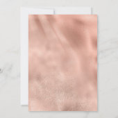 Invitation 50 et fabuleux Rose Gold Glam fête d'anniversaire (Dos)
