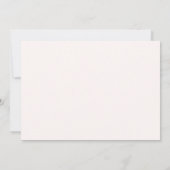Invitation 50 et Fabuleux Rose Gold Script 50e Anniversaire (Dos)