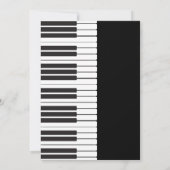 Invitation 50 et Fabulous Fun Red & Black Anniversaire (Dos)