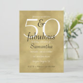 Invitation 50 et Fabulous Glam Gold (Debout devant)