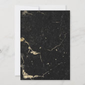 Invitation 50 et Fabulous Gold Black Marble (Dos)