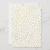 Invitation 50 et Fabulous Gold Parties scintillant Photo 50e  (Dos)