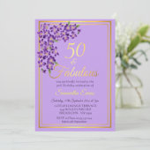 Invitation 50 et Fabulous Gold Violet 50e anniversaire (Debout devant)