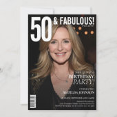 Invitation 50 et Fabulous Magazine Couverture 50e anniversair (Devant)