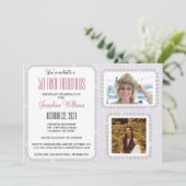 Invitation 50 et Fabulous Party Photos Glam (Debout devant)