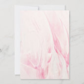 Invitation 50 et Fabulous Pink 50e fête d'anniversaire (Dos)