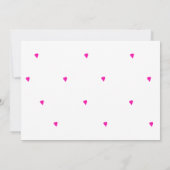 Invitation 50 et Fabulous Pink Photo fête de 50e anniversaire (Dos)