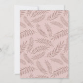 Invitation 50 et Fabulous Rose Gold Parties scintillant (Dos)