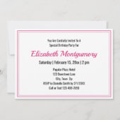 Invitation 50 et Fabulous Rustic Bicycle fête d'anniversaire (Dos)