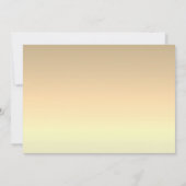 Invitation 50 et Fabulous Simple Elegant Gold 50e anniversair (Dos)