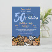 Invitation 50 & Fabuleux Blue Wild Hearts Cinquante Anniversa (Debout devant)