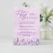 Invitation 50 & Fabuleux Fleur Sauvage Violette 50e Anniversa (Debout devant)