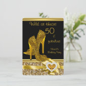 Invitation 50 & fabuleux Leopard Wild at Heart High Heels (Debout devant)