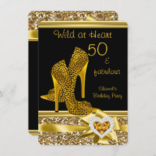 Invitation 50 & fabuleux Leopard Wild at Heart High Heels