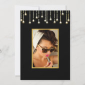 Invitation 50 & Fabuleux Lumières Blanches Sur Cactus Jaune N (Dos)