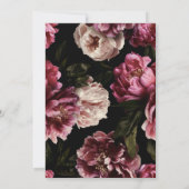 Invitation 50 & Fabuleux Moody Bourgogne Blush Botanical (Dos)