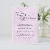 Invitation 50 & Fabuleux Rose Clair 50e Anniversaire (Debout devant)