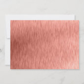 Invitation 50 & Fabuleux Rose or rose marbre 50e anniversaire (Dos)