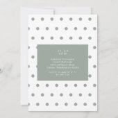 Invitation 50 & Fabuleux Sage Simple Anniversaire (Dos)