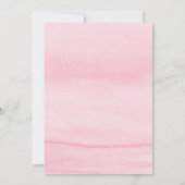 Invitation 50 & Fabulous Chat, rose et gris, 50e anniversaire (Dos)