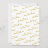 Invitation 50 & Fabulous Pink and Gold Birthday Invitation! (Dos)