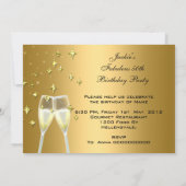 Invitation 50 & Fantastic Elegant Champagne Chaussures Gold P (Dos)