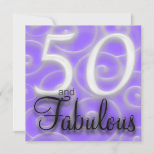 Invitation 50 is Fabulous Birthday Invite