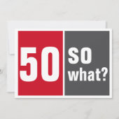 Invitation 50 na und? (Devant)