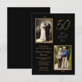 Invitation 50 Nous le faisons encore Photo (Devant / Derrière)