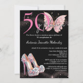 Invitation 50 y Invitacion Fabulosa - Espagnol 50e anniversai (Devant)