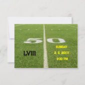 Invitation 50 Yard Line Football Watch Party (Devant)