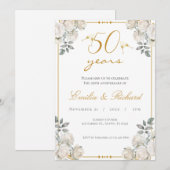 Invitation 50e anniversaire (Devant / Derrière)