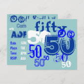 Invitation 50e anniversaire (Devant / Derrière)