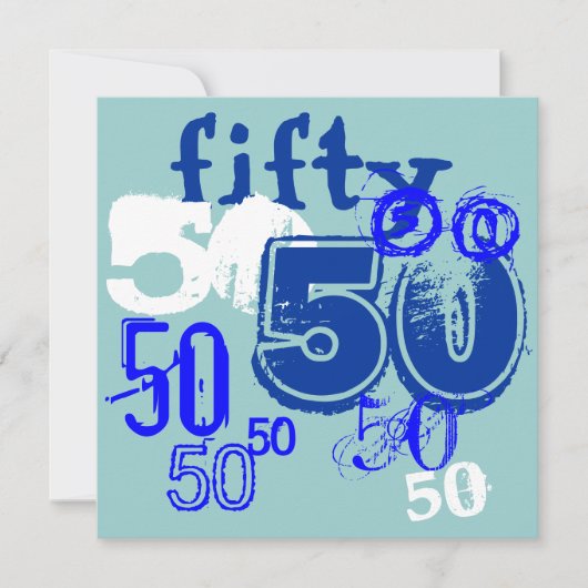 Invitation 50e anniversaire (Devant)