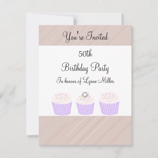 Invitation 50e anniversaire (Devant)