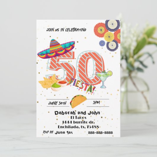 Invitation 50e anniversaire  (Debout devant)