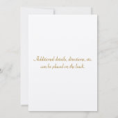 Invitation 50e anniversaire (Dos)