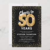 Invitation 50e anniversaire Black Gold (Devant)