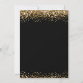 Invitation 50e anniversaire Black Gold Save the Date (Dos)
